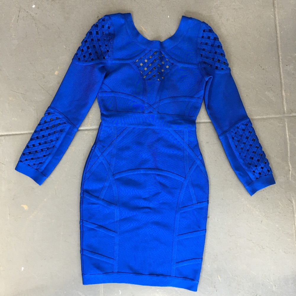 Sara Boo royal blue one-piece pencil skirt
